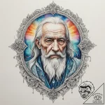 Tattoo design: watercolor style, showing vele… – tattoo sketch (№1755500906_0, 18.08.2025 07:08) — tattoovalue.net