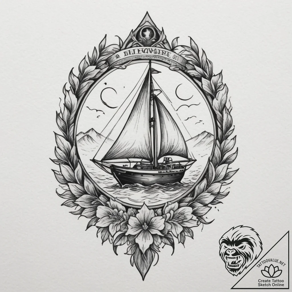 Tattoo design a flowing watercolor blend for... - tattoo sketch (№1755501515_0, 18.08.2025 07:18) — tattoovalue.net