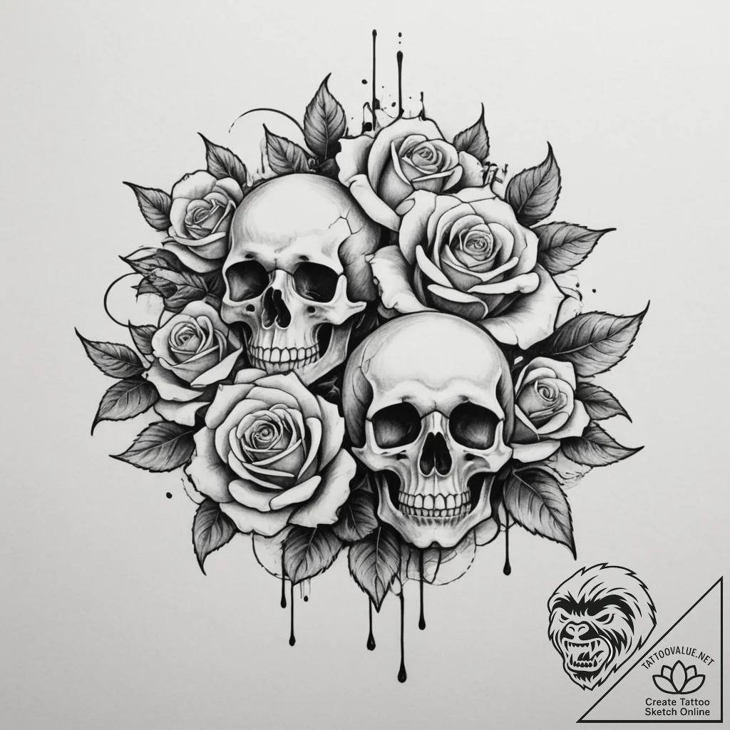 Interiors & still life, tattoo drawing outlin... - tattoo sketch (№1755501714_0, 18.08.2025 07:21) — tattoovalue.net
