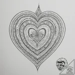 Tattoo sketch a ‘sacred heart’ symbol with a… – tattoo sketch (№1755506921_0, 18.08.2025 08:48) — tattoovalue.net