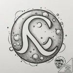 Tattoo sketch a child’s initial in a bubble.,… – tattoo sketch (№1755508933_0, 18.08.2025 09:22) — tattoovalue.net