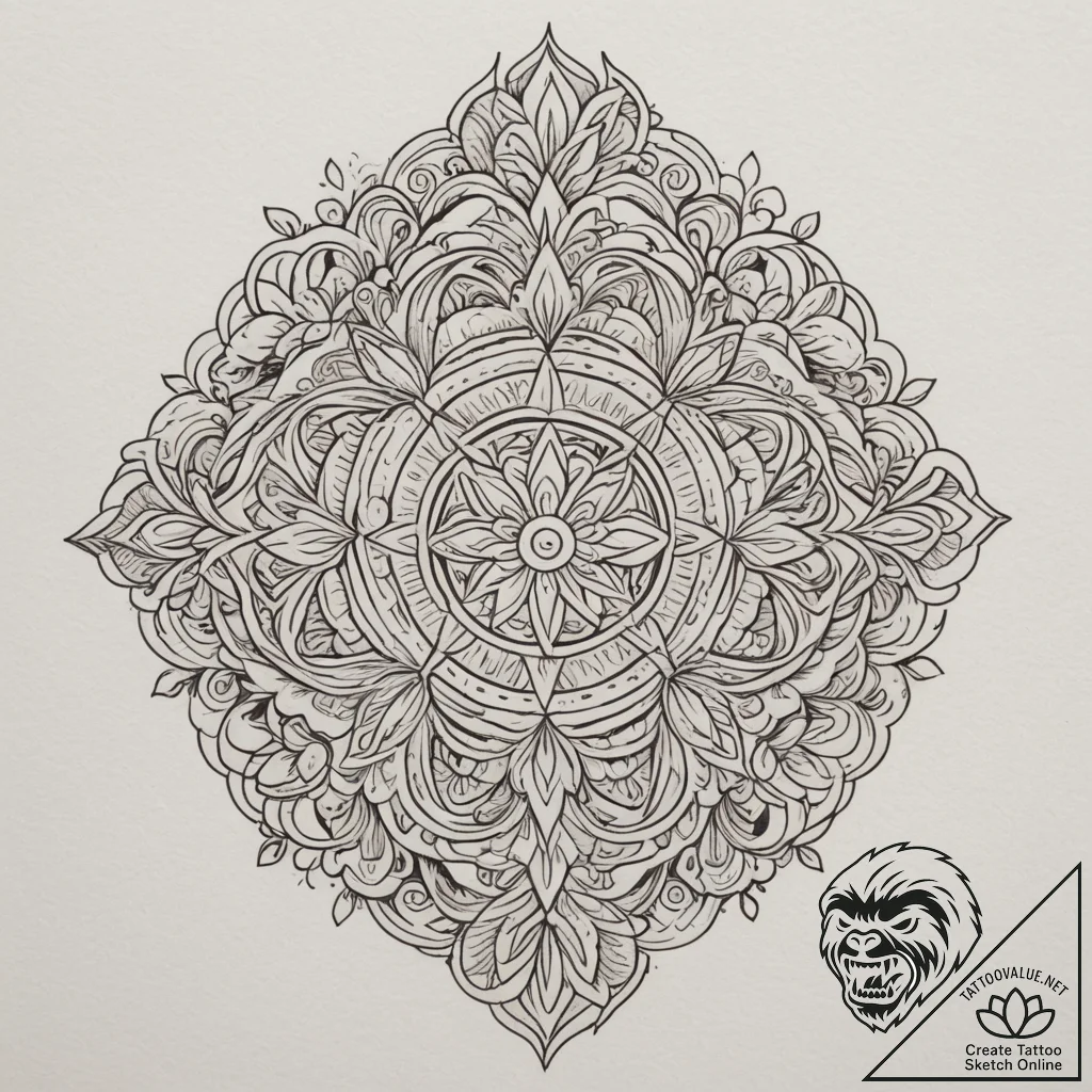 Pacific, tattoo flash sheet design, on a clea... - tattoo sketch (№1755509566_0, 18.08.2025 09:32) — tattoovalue.net