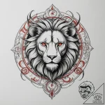 Tattoo design a zodiac sign with a background… – tattoo sketch (№1755510165_0, 18.08.2025 09:42) — tattoovalue.net