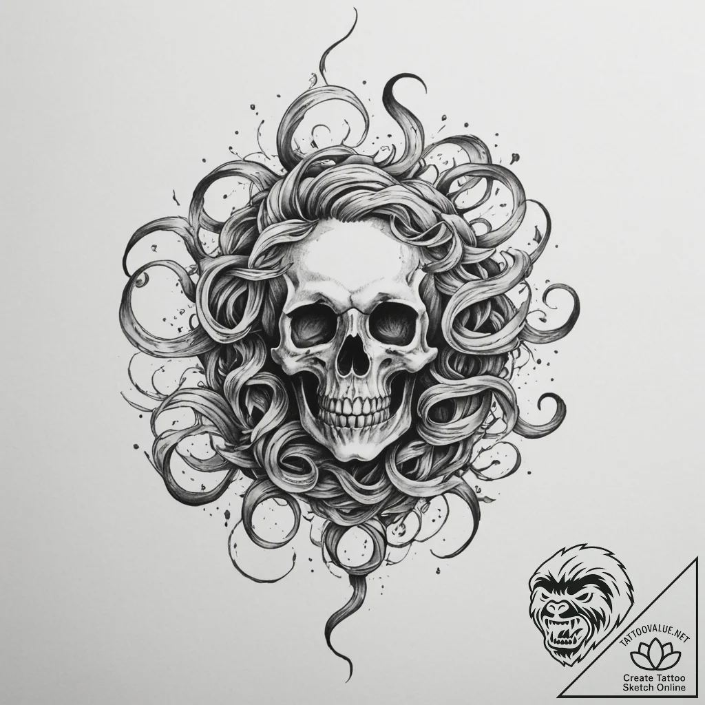 р сѓрѕр° р§рµсђрѕрѕр±рѕрі (darkness, chaos, s... - tattoo sketch (№1755512351_0, 18.08.2025 10:19) — tattoovalue.net