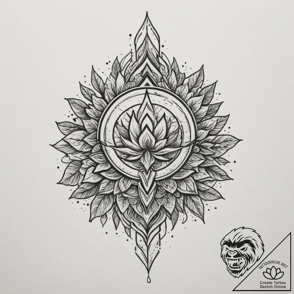 The texture of rough, weathered concrete., ta... - tattoo sketch (№1755514535_0, 18.08.2025 10:55) — tattoovalue.net