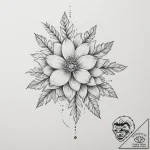 Tattoo sketch a word with subtle floral accen… – tattoo sketch (№1755515528_0, 18.08.2025 11:12) — tattoovalue.net