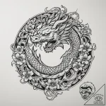Tattoo design a zodiac symbol with a bold, st… – tattoo sketch (№1755516529_0, 18.08.2025 11:28) — tattoovalue.net