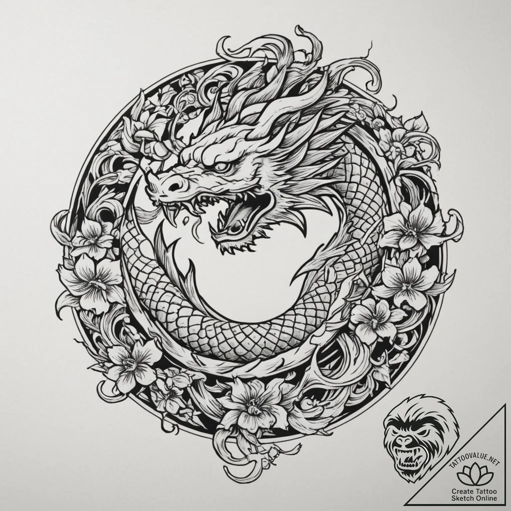 Tattoo design a zodiac symbol with a bold, st... - tattoo sketch (№1755516529_0, 18.08.2025 11:28) — tattoovalue.net