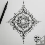 Tattoo design a subtle glow emanating from a… – tattoo sketch (№1755516727_0, 18.08.2025 11:32) — tattoovalue.net