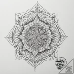 Tattoo sketch a fine line depiction of a crys… – tattoo sketch (№1755542851_0, 18.08.2025 18:47) — tattoovalue.net