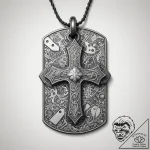 Tattoo sketch a soldier’s dog tags with a sub… – tattoo sketch (№1755543246_0, 18.08.2025 18:54) — tattoovalue.net