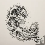 Tattoo design an abstract interpretation of a… – tattoo sketch (№1755547020_0, 18.08.2025 19:57) — tattoovalue.net