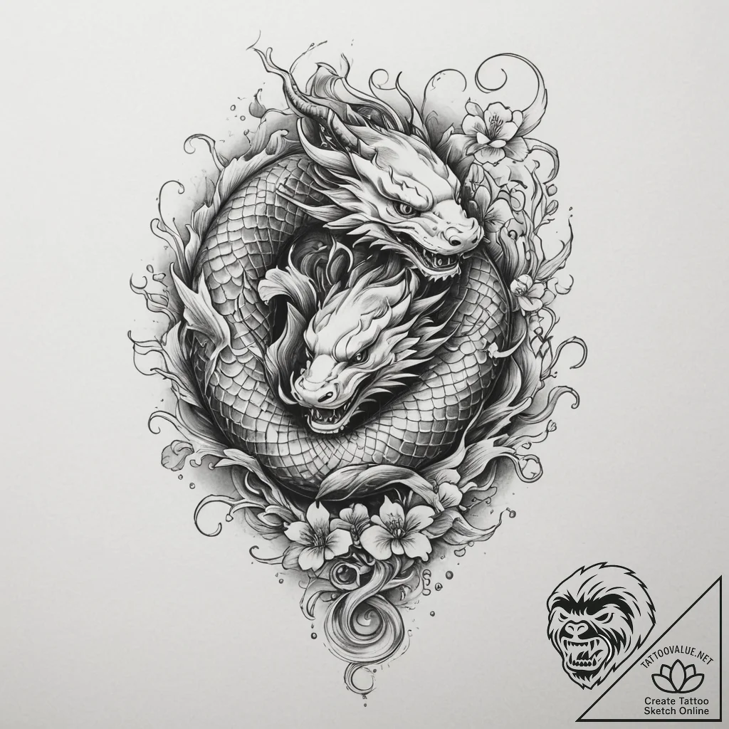 Tattoo sketch a pair of hands holding a tiny,... - tattoo sketch (№1755549595_0, 18.08.2025 20:39) — tattoovalue.net