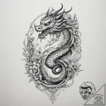 Tattoo sketch libra’s scales, one side a geom… – tattoo sketch (№1755550587_0, 18.08.2025 20:56) — tattoovalue.net