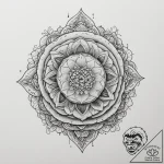 A close-up of a fresh loaf of bread being sli… – tattoo sketch (№1755554955_0, 18.08.2025 22:09) — tattoovalue.net