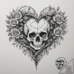 Tattoo sketch a stylized tree of life with ro… – tattoo sketch (№1755556942_0, 18.08.2025 22:42) — tattoovalue.net