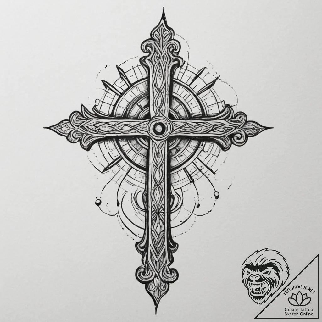 Tattoo design a tiny, abstract representation... - tattoo sketch (№1755560941_0, 18.08.2025 23:49) — tattoovalue.net