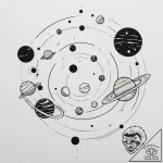 Tattoo sketch a solar system where each plane… – tattoo sketch (№1755563958_0, 19.08.2025 00:39) — tattoovalue.net