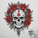 Spartan, tattoo drawing outline, on a clean w… – tattoo sketch (№1755564968_0, 19.08.2025 00:56) — tattoovalue.net