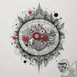 Tattoo design a fantasy coin purse overflowin… – tattoo sketch (№1755565171_0, 19.08.2025 00:59) — tattoovalue.net