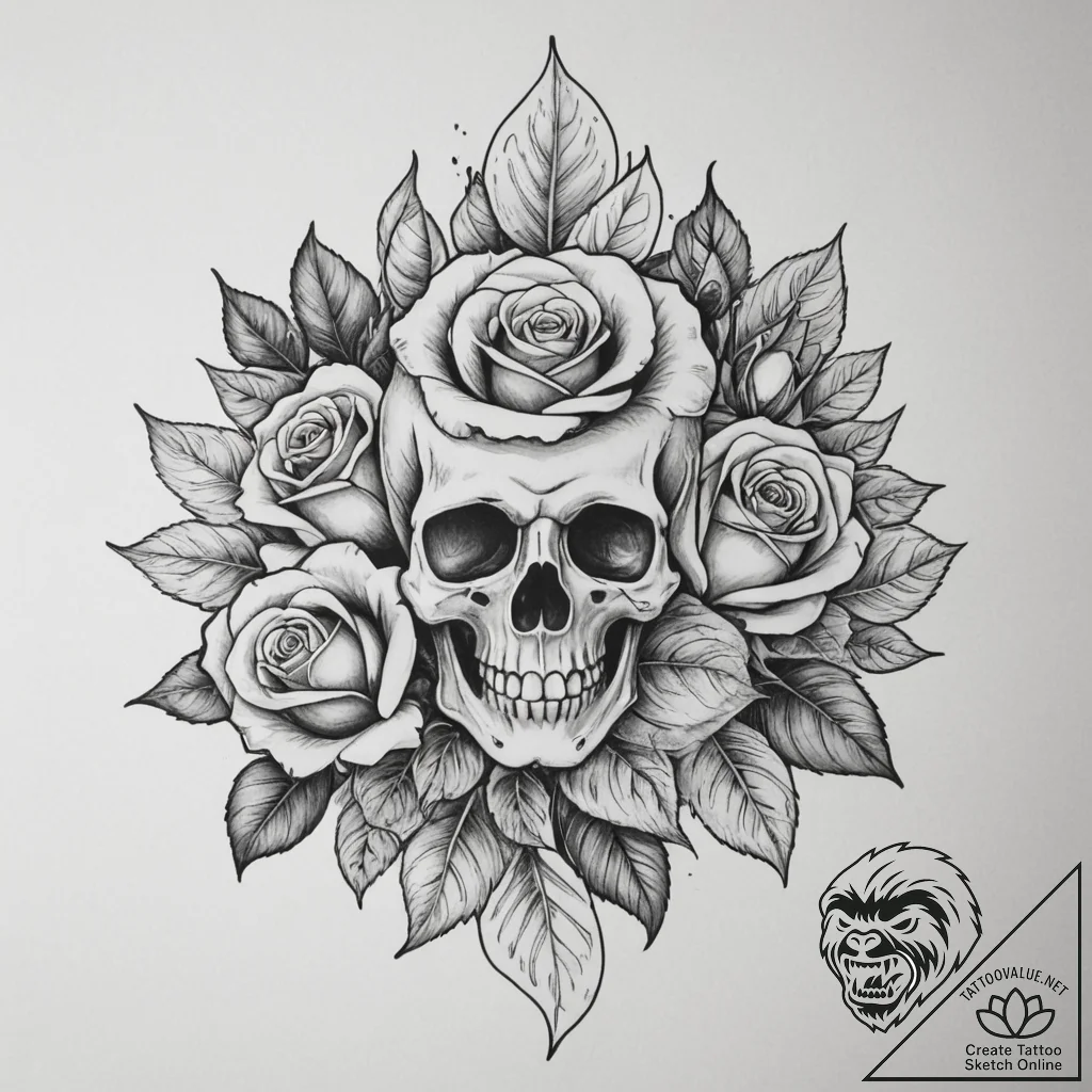 Leaf, tattoo flash sheet design, chicano tatt... - tattoo sketch (№1755566966_0, 19.08.2025 01:29) — tattoovalue.net