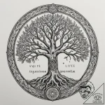 Tattoo design a stylized depiction of the nor… – tattoo sketch (№1755570333_0, 19.08.2025 02:25) — tattoovalue.net