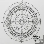 Tattoo design a minimalist moon phase sequenc… – tattoo sketch (№1755571932_0, 19.08.2025 02:52) — tattoovalue.net