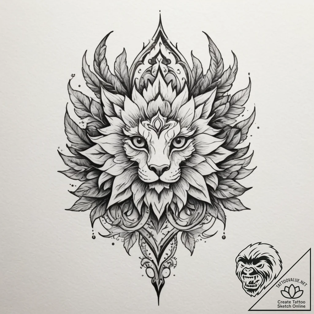 Tattoo sketch a soft, blending watercolor of... - tattoo sketch (№1755574725_0, 19.08.2025 03:38) — tattoovalue.net