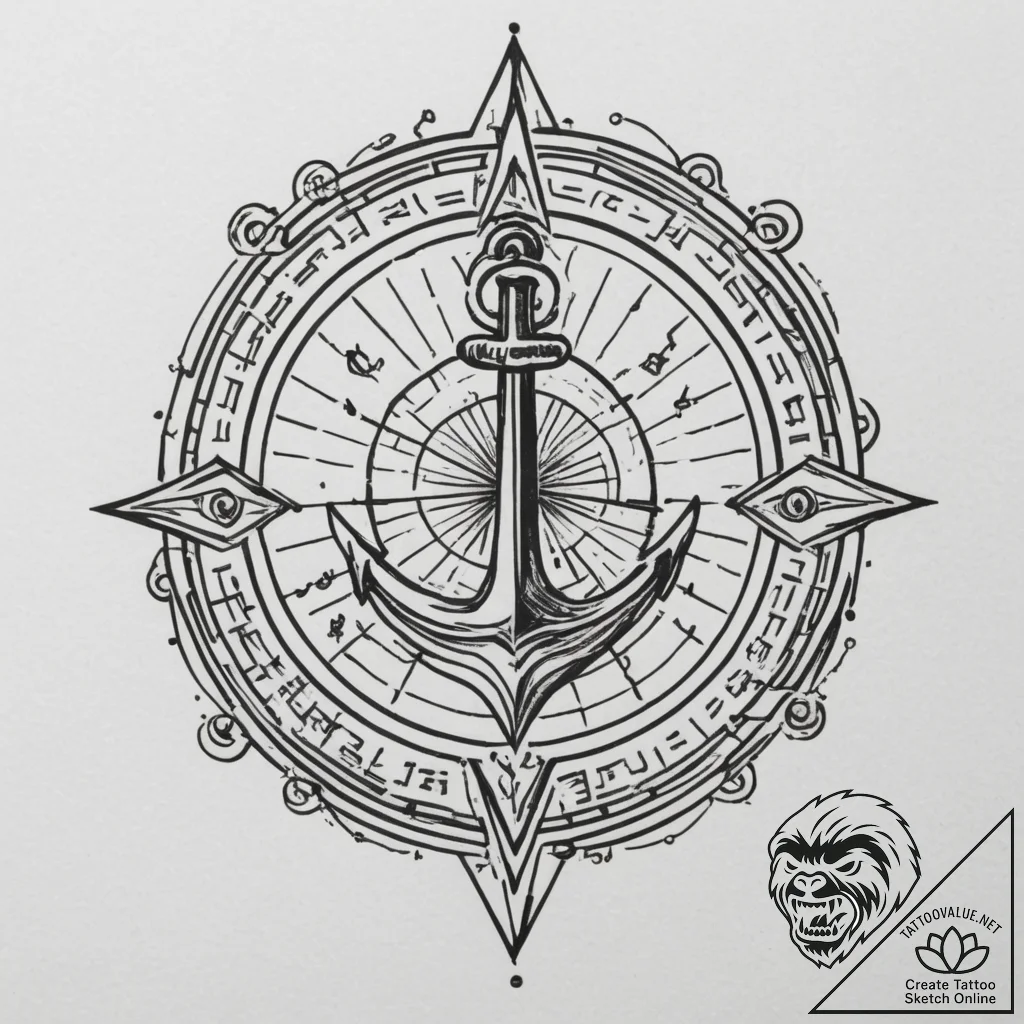 Tattoo design a stylized "cheat code" sequenc... - tattoo sketch (№1755578498_0, 19.08.2025 04:41) — tattoovalue.net