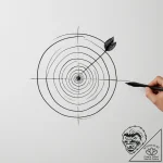 A person practicing archery, aiming at a targ… – tattoo sketch (№1755580881_0, 19.08.2025 05:21) — tattoovalue.net