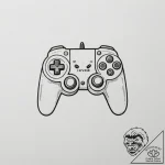 Tattoo sketch a gaming console in standby mod… – tattoo sketch (№1755583450_0, 19.08.2025 06:04) — tattoovalue.net