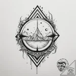 Space, concept art for tattoo, rough sketchy… – tattoo sketch (№1755585031_0, 19.08.2025 06:30) — tattoovalue.net