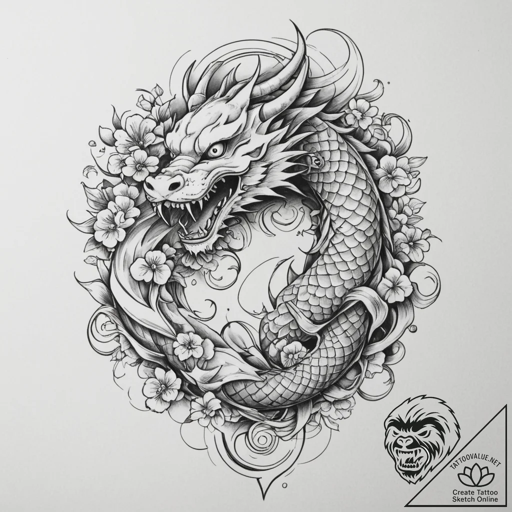 Tattoo sketch a zodiac glyph broken into frag... - tattoo sketch (№1755586416_0, 19.08.2025 06:53) — tattoovalue.net