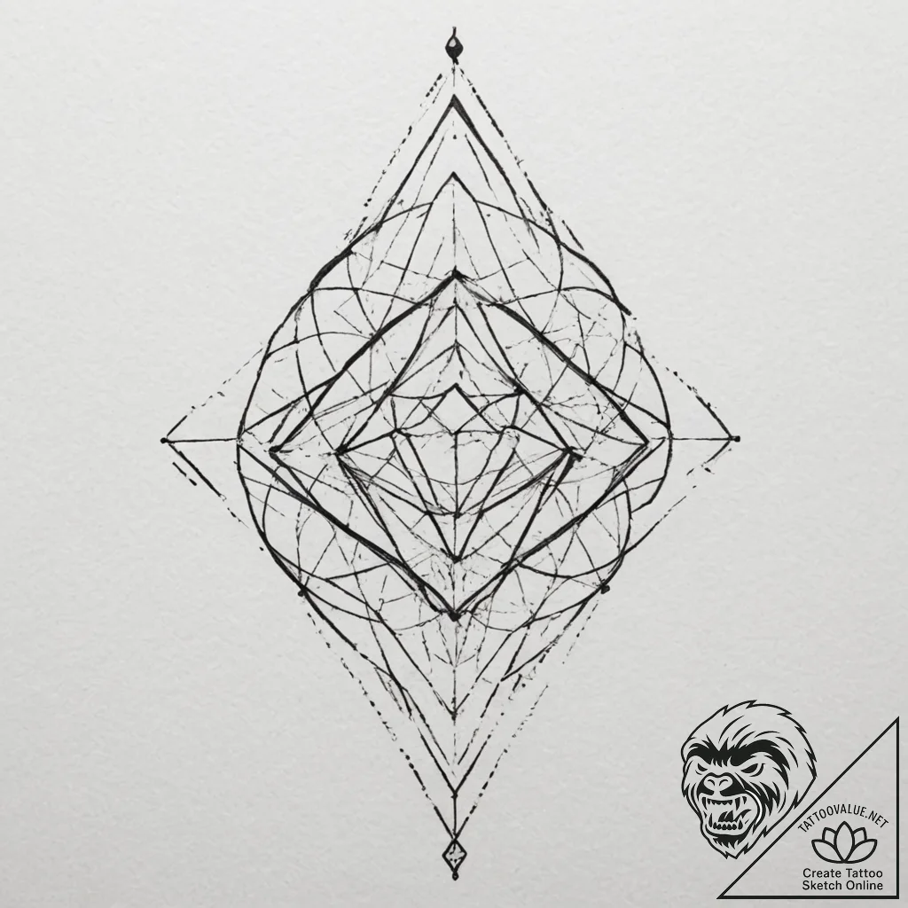 Tattoo design a subtle "connector" element, l... - tattoo sketch (№1755586812_0, 19.08.2025 07:00) — tattoovalue.net
