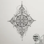 Tattoo sketch a symbol representing a persona… – tattoo sketch (№1755588193_0, 19.08.2025 07:23) — tattoovalue.net