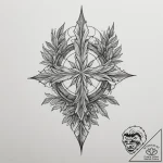 107. tattoo design: a “yest” rune with subtle… – tattoo sketch (№1755589580_0, 19.08.2025 07:46) — tattoovalue.net