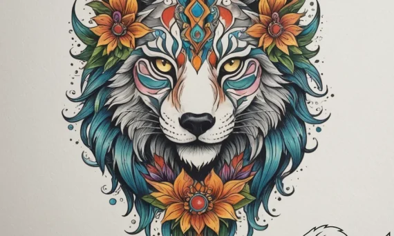Tattoo design a family's unique "spirit anima... - tattoo sketch (№1755591560_0, 19.08.2025 08:19) — tattoovalue.net