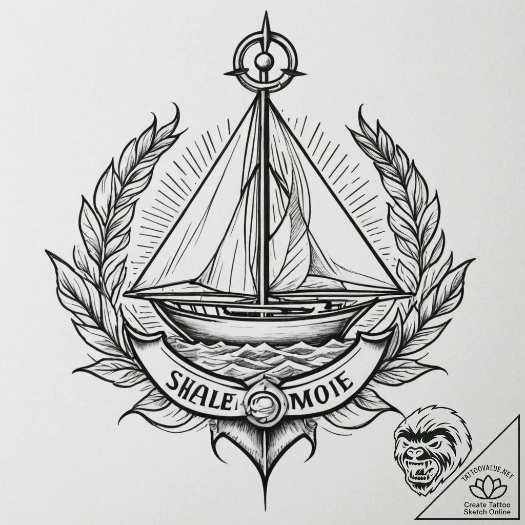 Tattoo design a blend of sharp, angular lines... - tattoo sketch (№1755591958_0, 19.08.2025 08:25) — tattoovalue.net
