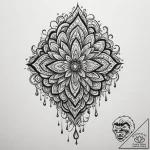 Tattoo design a delicate rain-streaked window… – tattoo sketch (№1755594934_0, 19.08.2025 09:15) — tattoovalue.net