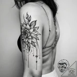 Tattoo design a strong, broad shoulder, symbo… – tattoo sketch (№1755609023_0, 19.08.2025 13:10) — tattoovalue.net