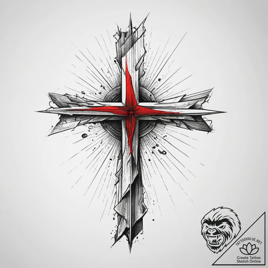 Tattoo sketch an abstract representation of a... - tattoo sketch (№1755609418_0, 19.08.2025 13:16) — tattoovalue.net