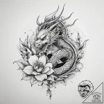 Tattoo sketch a subtle representation of a fa… – tattoo sketch (№1755609813_0, 19.08.2025 13:23) — tattoovalue.net