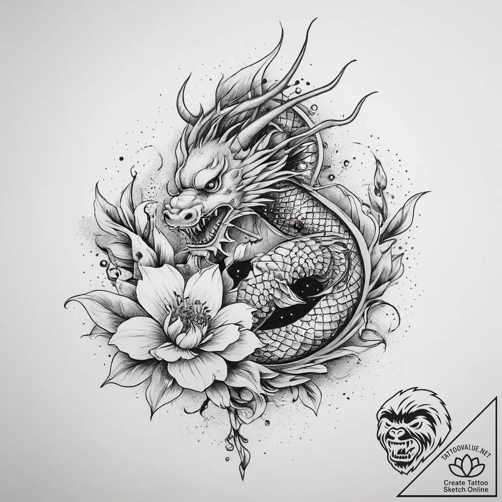 Tattoo sketch a subtle representation of a fa... - tattoo sketch (№1755609813_0, 19.08.2025 13:23) — tattoovalue.net