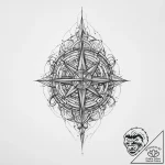 Tattoo sketch an abstract depiction of contro… – tattoo sketch (№1755611050_0, 19.08.2025 13:44) — tattoovalue.net