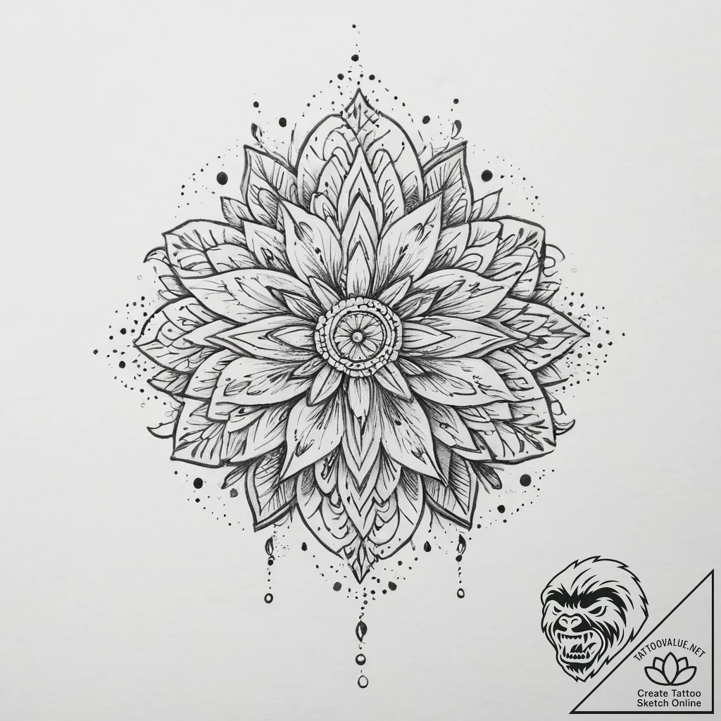 Tattoo sketch a watercolor blend of colors re... - tattoo sketch (№1755611899_0, 19.08.2025 13:58) — tattoovalue.net