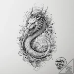 Tattoo sketch aquarius’s water-bearer, a myth… – tattoo sketch (№1755613961_0, 19.08.2025 14:32) — tattoovalue.net