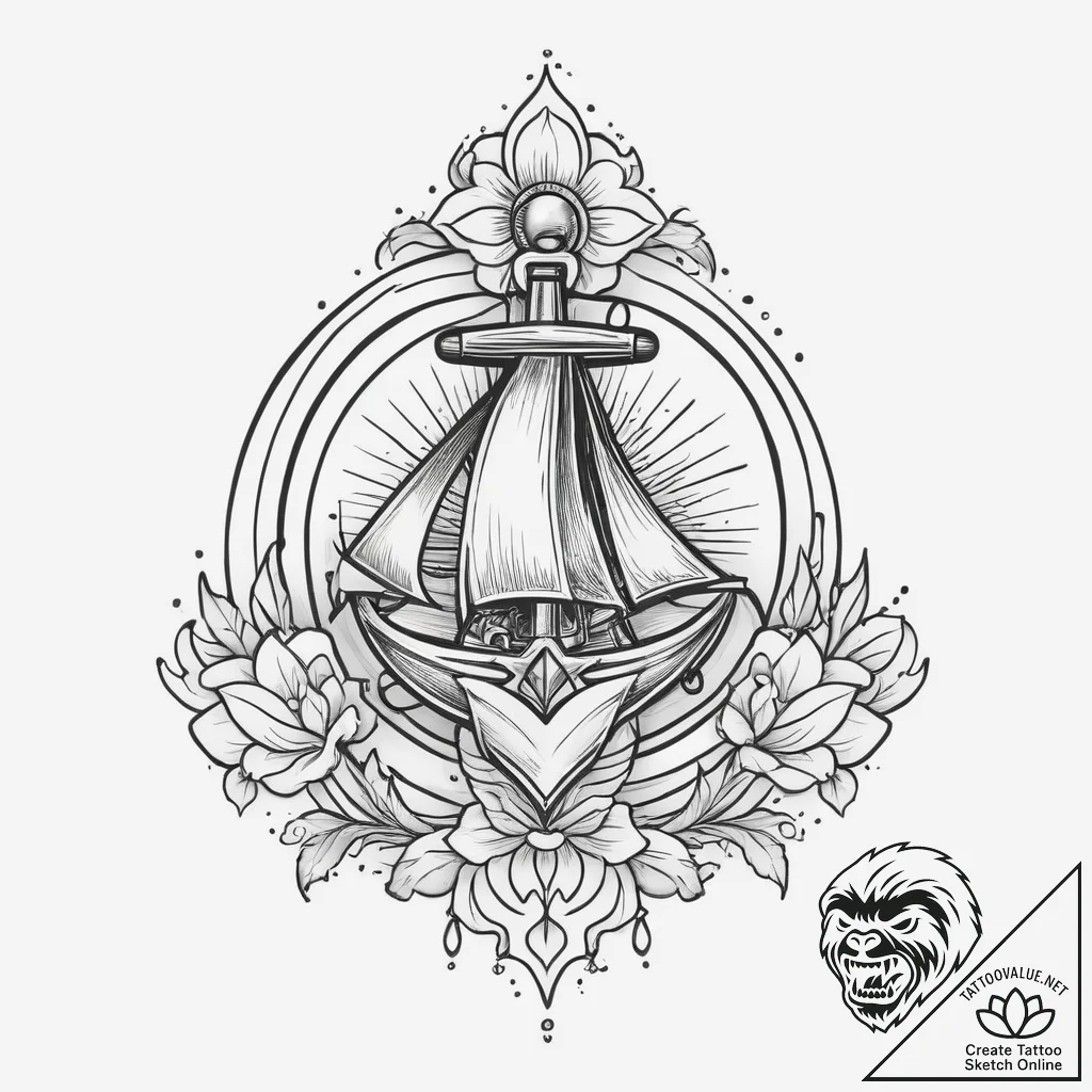 Tattoo design a shimmering effect resembling... - tattoo sketch (№1755623117_0, 19.08.2025 17:05) — tattoovalue.net