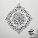 Tattoo sketch an aurora borealis effect in wa… – tattoo sketch (№1755625810_0, 19.08.2025 17:50) — tattoovalue.net