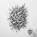 Tattoo sketch an abstract representation of g… – tattoo sketch (№1755629553_0, 19.08.2025 18:52) — tattoovalue.net