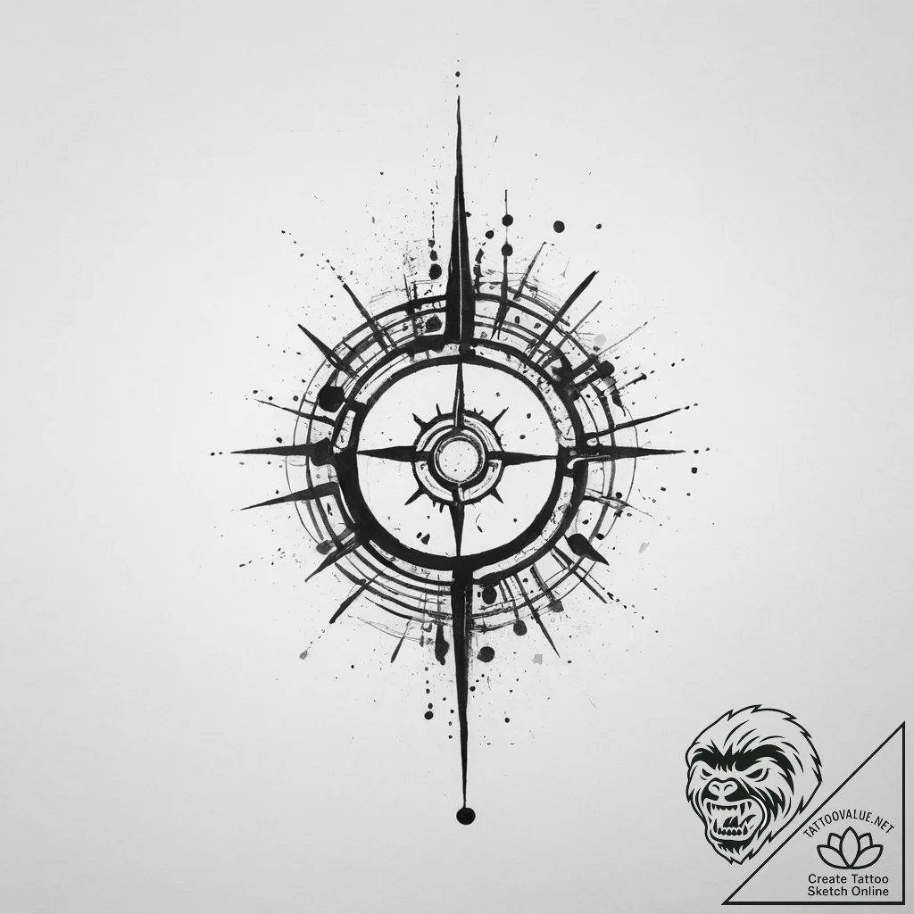 Tattoo sketch a simple 'play' button symbol l... - tattoo sketch (№1755630390_0, 19.08.2025 19:06) — tattoovalue.net